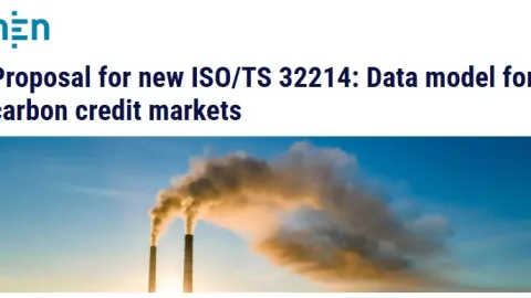 ISO Proposes New Standard for Describing and Sharing Carbon Credit Data