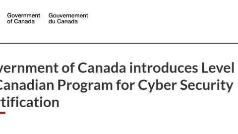 Canada Introduces Level 1 Cybersecurity Certification for Defence Suppliers