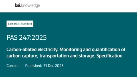Global Method to Measure Low-Carbon Electricity Defined in PAS 247