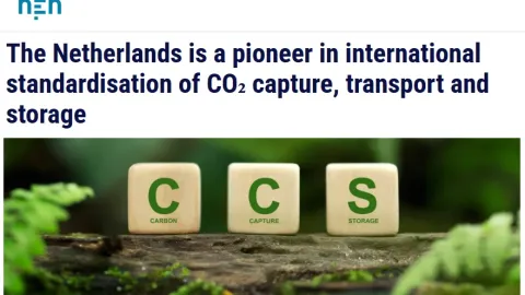 Netherlands Takes the Reins on Global Carbon Capture, Transport, and Storage Standards