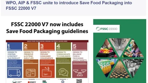 FSSC 22000 Version 7 Incorporates Save Food Packaging Principles