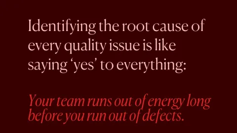 Quality Leaders Must Decide Which Issues Deserve A CAPA