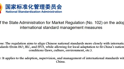 China Sets New Rules for Adopting International Standards with Focus on Relevance and Fundamentals