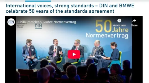 Germany Marks 50 Years of the National Standards Agreement