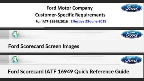 Ford Updates CSRs, Scorecard Guide and Audit Screens With Stricter Rules