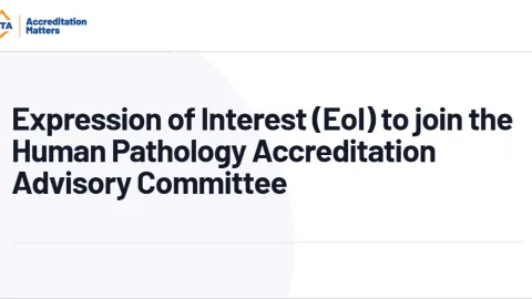NATA Seeks Experts in Software as Medical Devices and AI for Human Pathology Advisory Committee