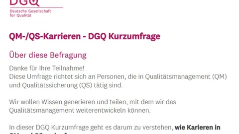DGQ Survey Examines Career Development in Quality Management