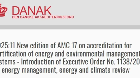 DANAK Updates AMC 17 as New Danish Rules Tie Accreditation to Climate Reviews
