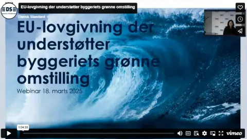 Free Danish Standards Webinar Explains EU Rules Backing Greener Construction