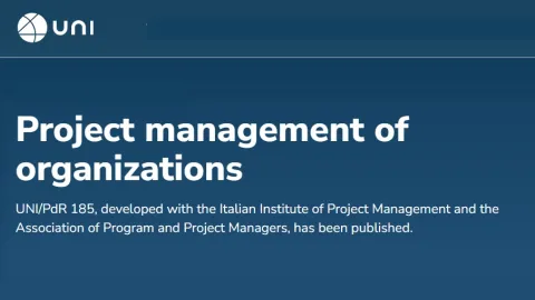 UNI Releases PdR 185 for Managing Projects Across Organizations