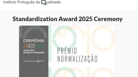 2025 Standardization Awards Recognize Key Contributions in Portugal