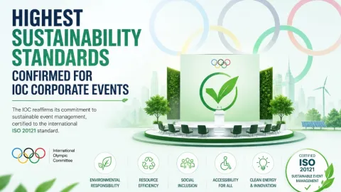 International Olympic Committee Certified to ISO 20121 Event Sustainability Standard