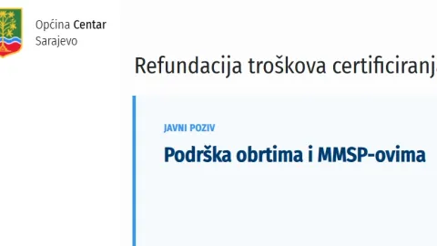 Sarajevo Centar Municipality Offers Up to KM 2,000 for Certification Costs