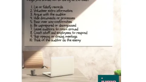 Ten Blunders That Can Ruin an ISO Audit