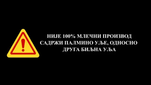 Front Label Warning Required for Dairy Substitutes in Serbia