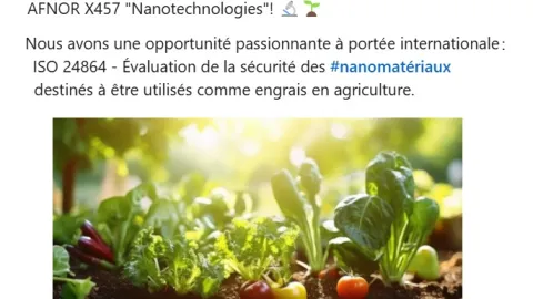 France Calls for Experts to Join Effort on New ISO Standard for Nanofertilizer Safety