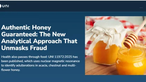 Authentic Honey Guaranteed Under New Italian Standard Using Nuclear Magnetic Resonance