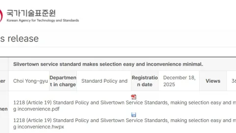 Citizen-Proposed Standards Contest: Top Prize for Senior Living Services