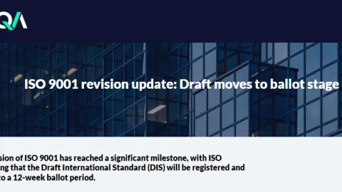ISO 9001 Revision Reaches Ballot Stage in Key Step Toward 2026 Update