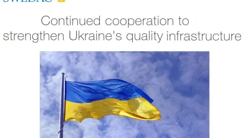 Sweden Steps Up Support for Ukraine’s Quality Infrastructure and EU Goals