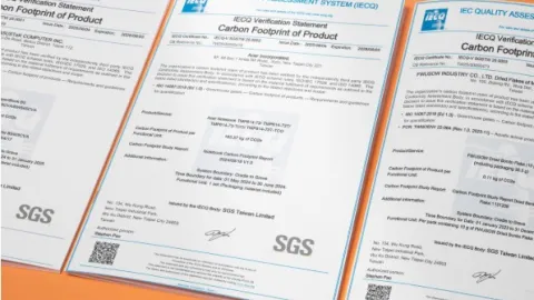 ASUS, Acer and Fwusow First in Taiwan Verified for IECQ Carbon Footprint Scheme
