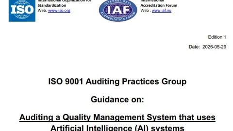 ISO 9001 Auditing Practices Group Releases First AI-Focused Guidance