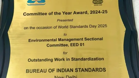 BIS Honors Environmental Management Committee for Excellence in Standardization