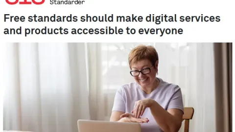Sweden Improving Inclusion With Two Free Accessibility Standards