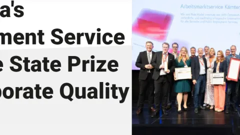 "Carinthian Employment Service" Wins National Business Quality Award