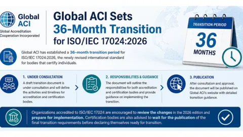 Global ACI Sets 36-Month Transition for ISO/IEC 17024:2026