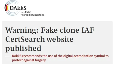 Fake IAF CertSearch Site Raises Concerns About Online Trust and Database Security
