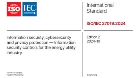 ISO/IEC 27019:2024 just published