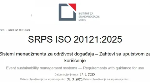Serbia Adopts Standard for Sustainable Event Management