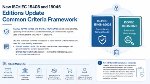 New ISO/IEC 15408 and 18045 Editions Update Common Criteria Framework