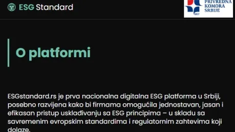 Serbian Chamber of Commerce Launches National ESG Platform Powered by AI