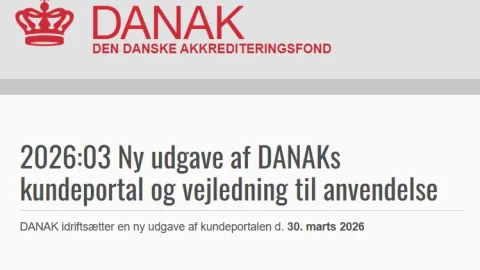 DANAK Updates Customer Portal With Improved Usability and Gradual Enhancements
