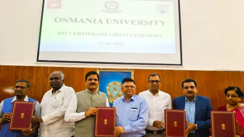 Osmania University Earns Four ISO Management System Certifications
