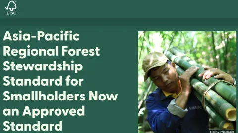 Asia-Pacific Smallholder Forestry Standard Becomes Fully Approved FSC Certification Framework