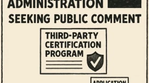 FDA Invites Comment on Third-Party Food Safety Certification Rule