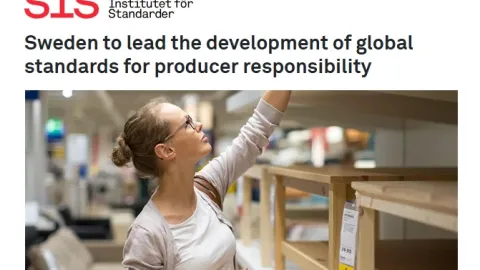 Producer Responsibility Standard Under Development