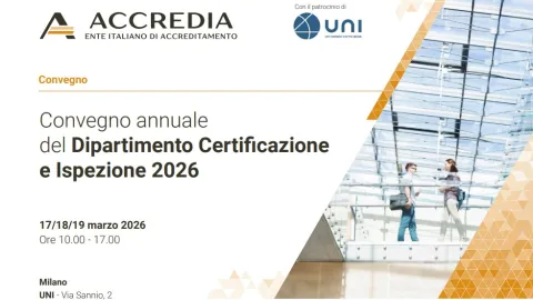 Accredia Certification And Inspection Conference To Address Developments In Conformity Assessment
