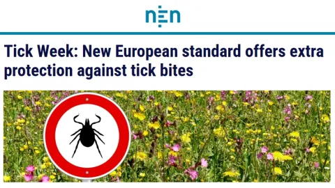 European Standard Offers Outdoor Workers a New Layer of Protection Against Tick Bites