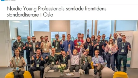 Oslo Event Connects Future Experts in Electrotechnical Standardization From Across the Nordics
