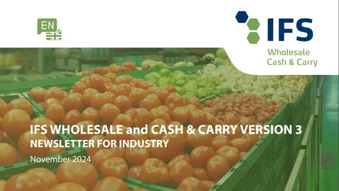 IFS Updates Wholesale and Cash & Carry Standard to Version 3