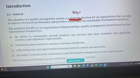 Asking Why After Years of Using ISO 9001
