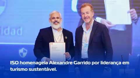 Alexandre Garrido Receives ISO Excellence Award for Sustainable Tourism Standards Leadership