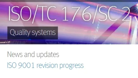 ISO/DIS 9001 Timeline Confirmed Following Seventeenth Working Group Meeting