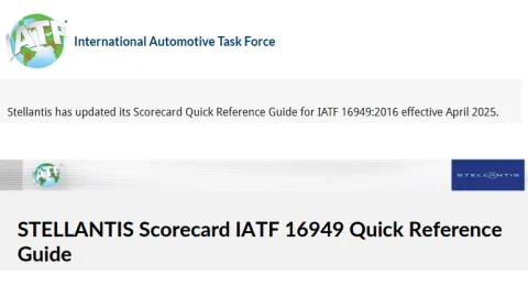 Stellantis Unifies Supplier Scoring Guide for IATF 16949 Compliance