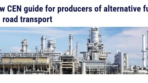 CEN Publishes Assessment Guide for Alternative Road Transport Fuels