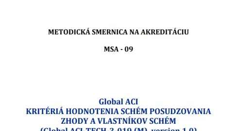 SNAS Issues MSA-09 for Evaluating Conformity Assessment Schemes and Scheme Owners